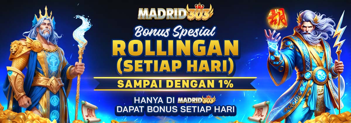 BONUS ROLLINGAN KHUSUS SLOT ( SETIAP HARI )